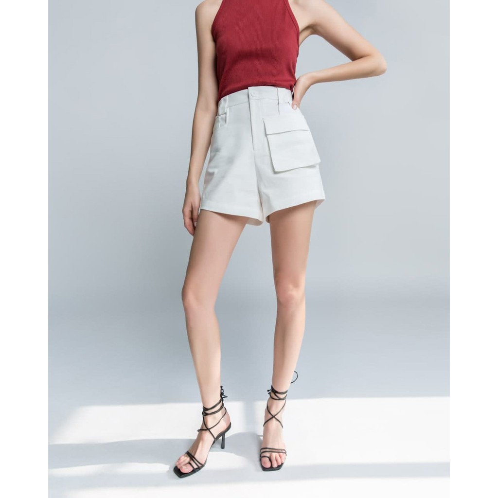 Quần short nữ túi hộp - 15006486 J-P Fashion