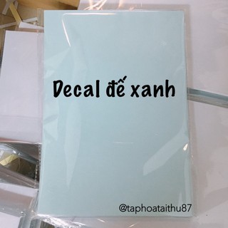 Giấy Decal A4 đế xanh - 100 tờ