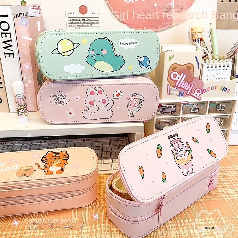 Túi Đựng Bút Hai Lớp Sức Chứa Lớn Tiện Dụng