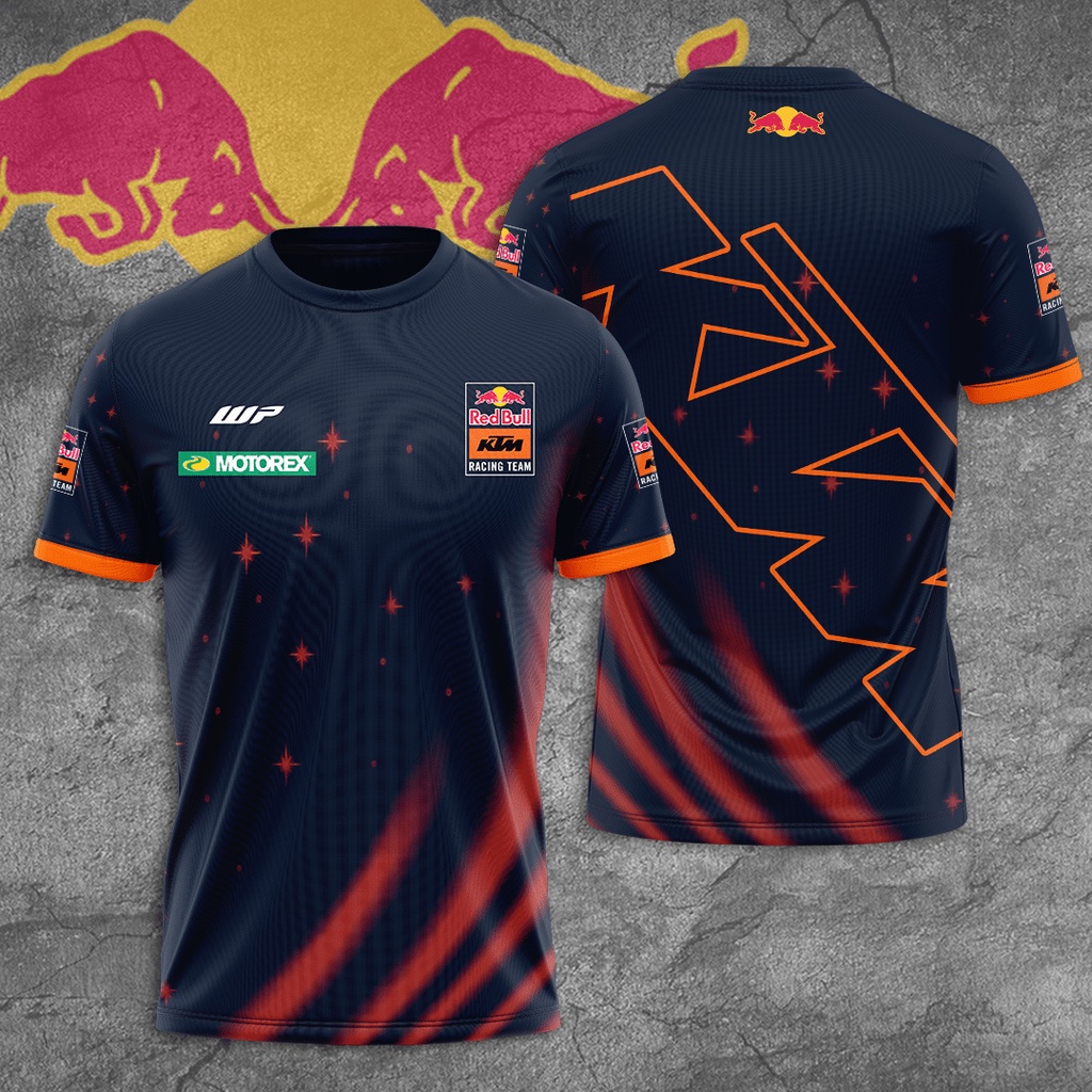F1 Áo Thun In Hình 3D KTM RED BULL RACING Jersey