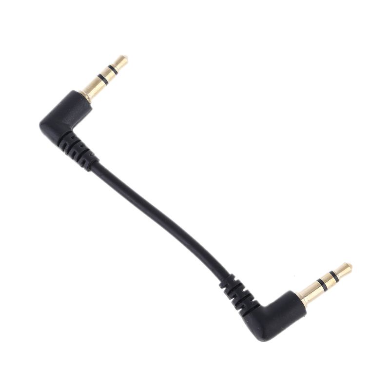 Dây Cáp Kim Loại Góc 90 Độ 3.5mm AUX Chuyên Dụng Cho Loa Xe Hơi