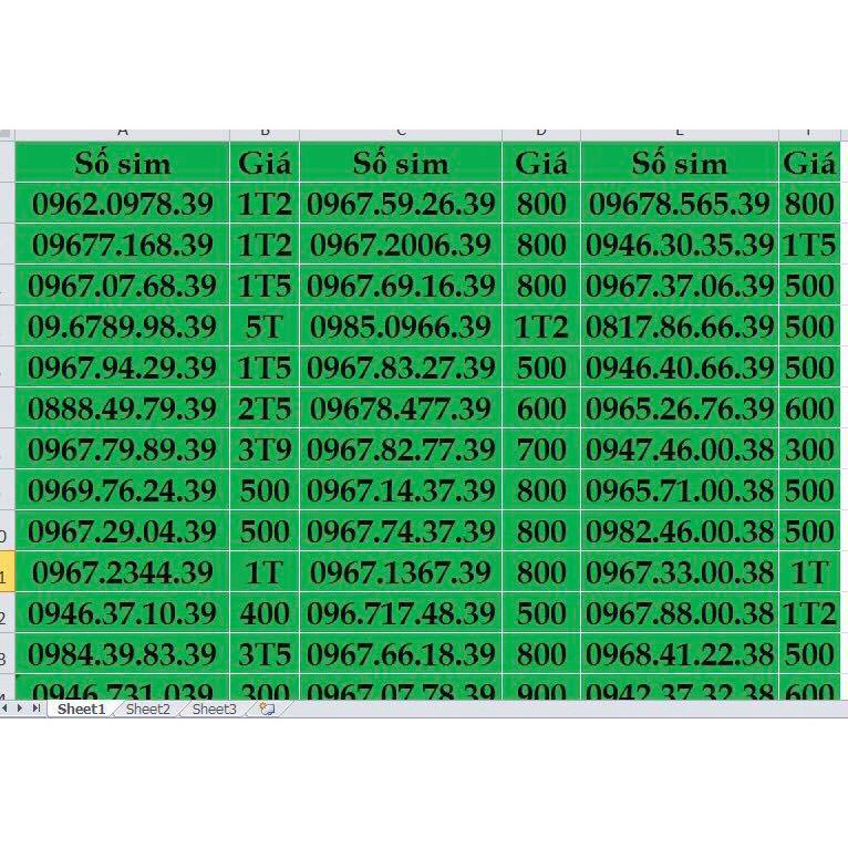 Sim số đẹp đầu 09 đuôi thần tài 39, 79 trả trước - giá rẻ !