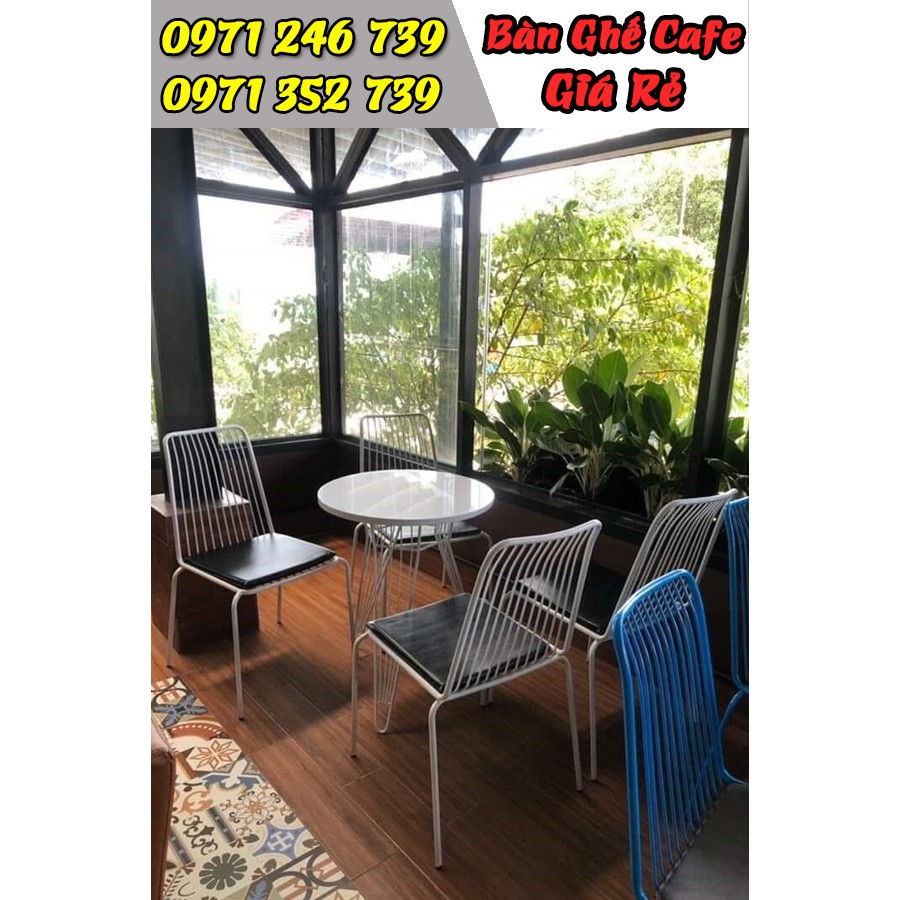 Bàn ghế sắt cafe sân vườn giá rẻ