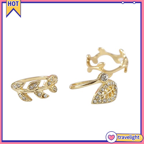 Set 3 nhẫn đeo khớp ngón tay thời trang nữ