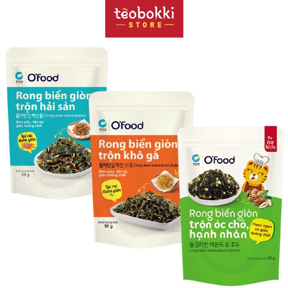 Rong biển giòn trộn O'food 30g