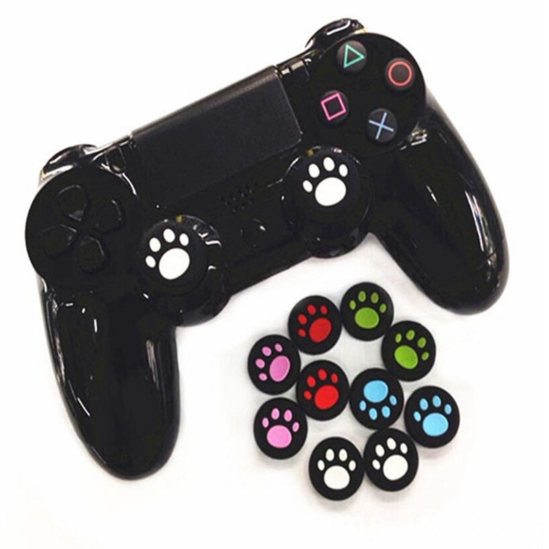 1 Vỏ Bọc Tay Cầm Chơi Game Nintendo Switch Bằng Silicon Hình Chân Mèo Dễ Thương