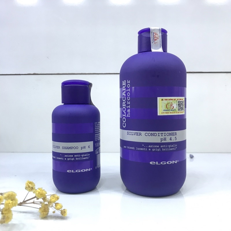 Dầu gội tím dành cho tóc màu thời trang ELGON,Gội tím giữ màu 100ml