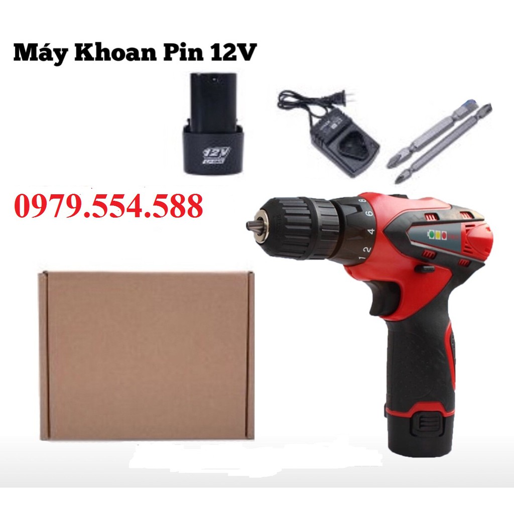 Máy khoan pin 12V