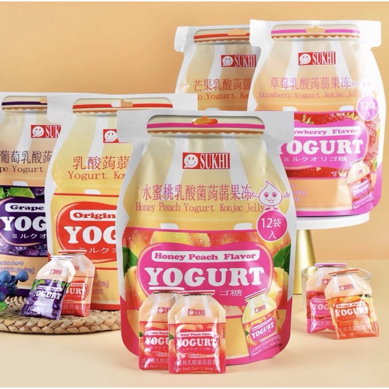 JELLY YOGURT SỮA CHUA, JELLY SỮA TRÁI CÂY