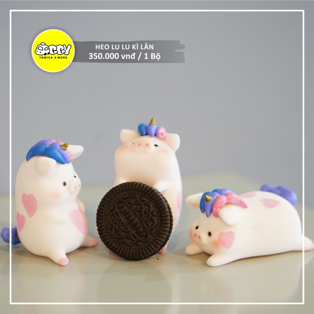 Mô hình heo Lulu Unicorn lông nhung