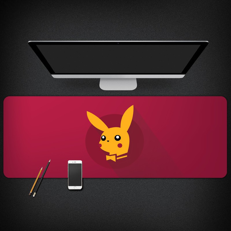 ☾❄☬☽Pet elf surrounding the game mouse pad Pokémon Pikachu table mat ins style Japanese mouse pad