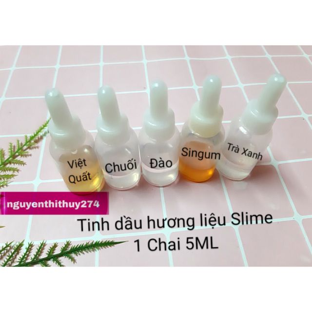 Tinh Dầu Hương Liệu 5ML Nguyên Liệu Làm Slime ( Đọc mô tả trước khi mua )