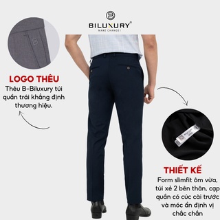 Quần âu nam công sở Biluxury basic lịch lãm đẳng cấp