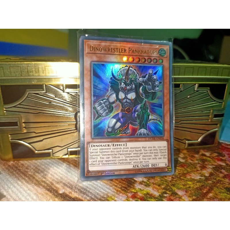 thẻ bài: Dinowrestler Pankratops - DUDE-EN036 - Ultra Rare 1st Edition