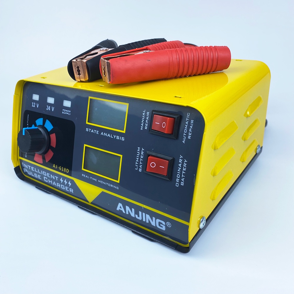 Bộ sạc ắc quy 12V 24V 20A 400AH tự ngắt thông minh AJ-618D ANJING