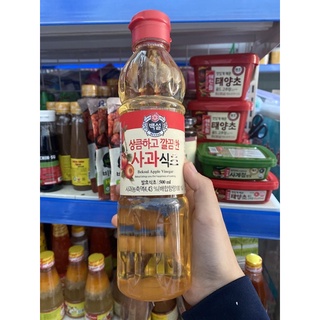 DẤM TÁO HÀN QUỐC BEKSUL 500ml (hạn 2026)