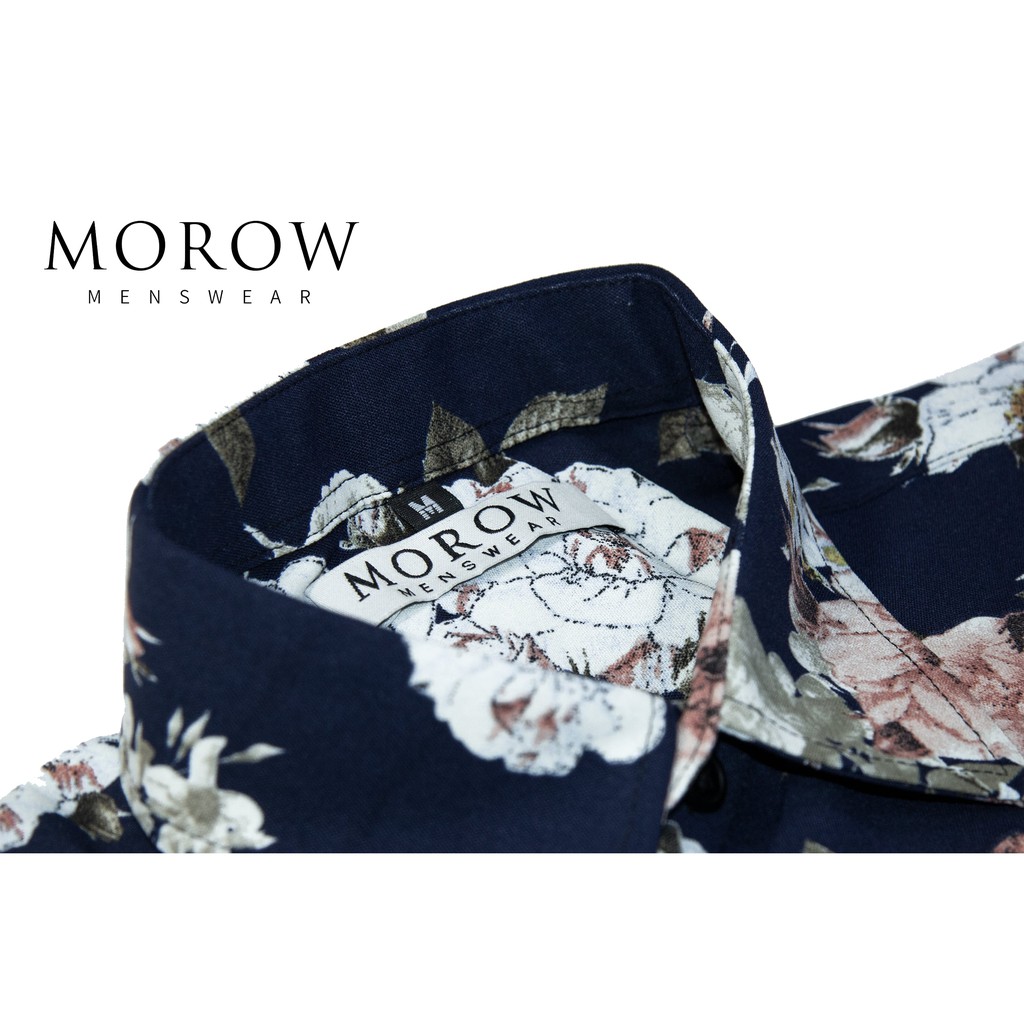 Áo sơ mi nam họa tiết ngắn tay MOROW A06 | BigBuy360 - bigbuy360.vn