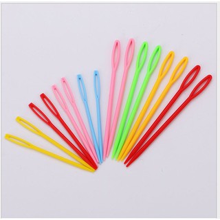 Gói 50 kim nhựa khâu len 5-7-9cm