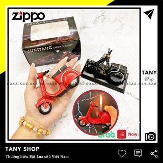 𝘽𝙖̣̂𝙩 𝙇𝙪̛̉𝙖 đồng nguyên khối 𝒁𝒊𝒑𝒑𝒐 ĐỘC LẠ DL055 TD mẫu hình chiếc xe vespa 2 màu - Hôt quẹt 𝒁𝒊𝒑𝒑𝒐 TANY SHOP