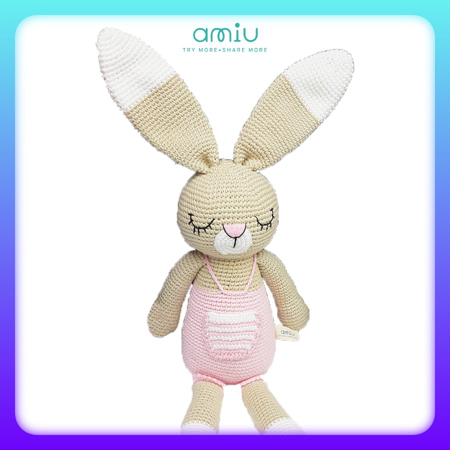 Gấu bông móc len Amigurumi cao cấp Amiu Việt Nam – Thỏ Bunny – SP000107