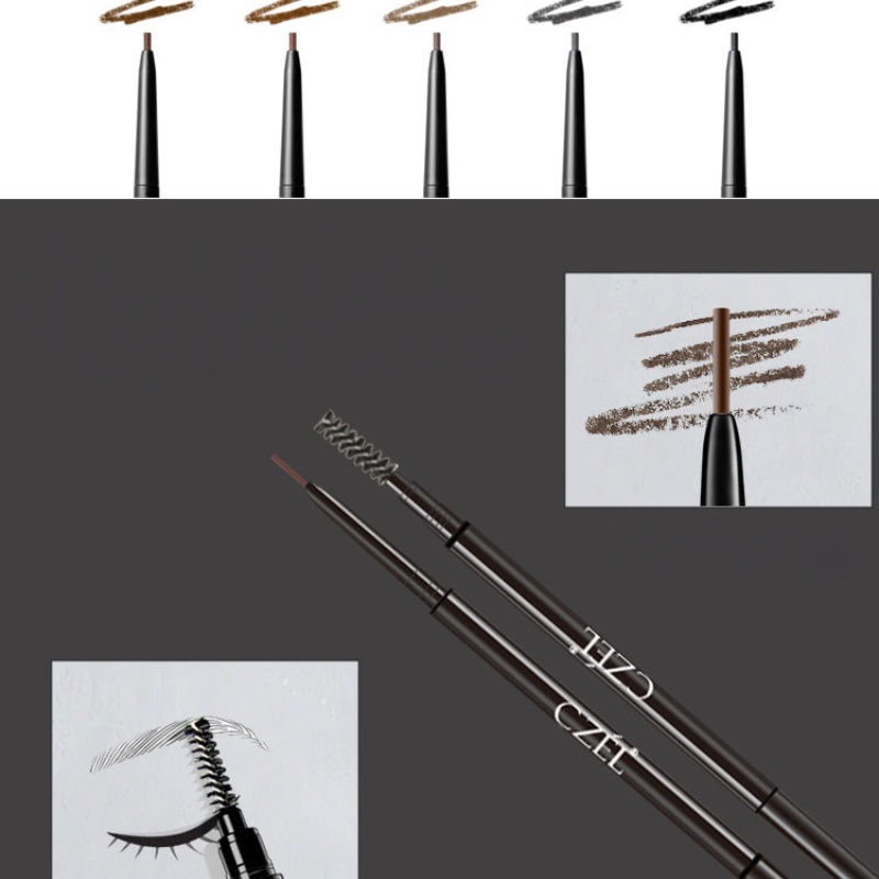 [Hàng mới về] Bút kẻ lông mày  CZEL thiết kế hai đầu xoay tự động chống thấm nước trang điểm lâu trôi
