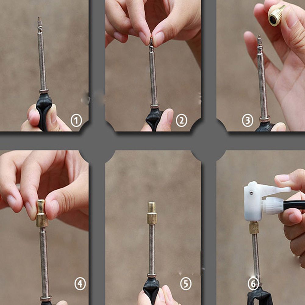 Bộ 5 đầu chuyển đổi van xe đạp chất lượng cao