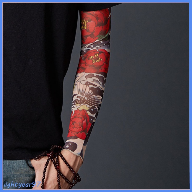 Găng Cánh Tay Chống Nắng / Tia Uv Bảo Vệ Hình Xăm Thoáng Khí