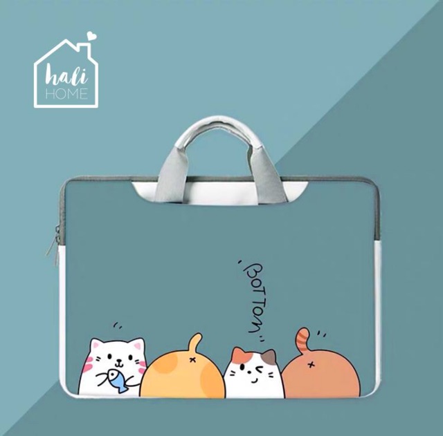 [Tặng kèm lót chuột] Túi đựng laptop siêu dễ thương có lớp chống sốc | BigBuy360 - bigbuy360.vn