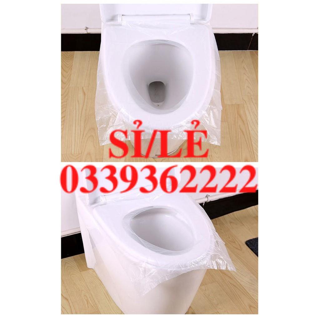 [ HAIANHSHOP ] [Set 5 tờ] Giấy Lót Bồn Cầu Kháng Khuẩn Chống Thấm Nước - Giấy Lót Toilet Du Lịch Tiện Lợi Duashop &gt;