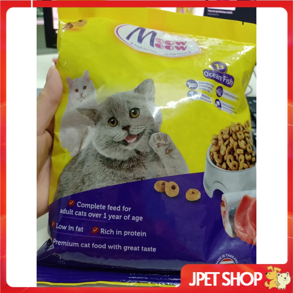 Thức ăn hạt cho mèo trưởng thành Meow Meow cân bằng dinh dưỡng - Jpet Shop