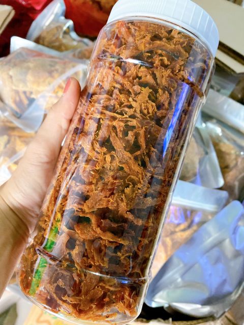 1 KG KHÔ MỰC CAY XÉ SỢI NGON ( 2 hũ 500gram ) | BigBuy360 - bigbuy360.vn