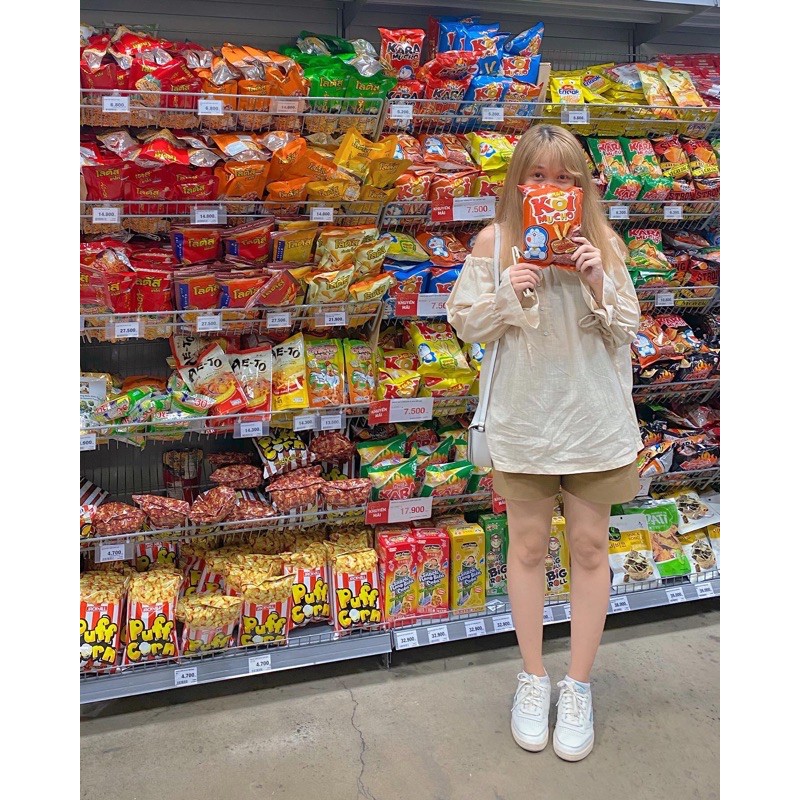 Áo hạ vai form rộng RUCHAN + 2% shopee.