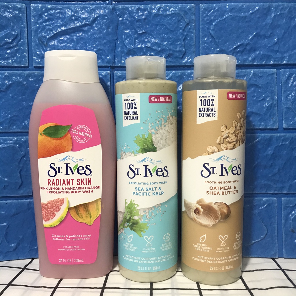 [MẪU MỚI] Sữa tắm ST. Ives Body Wash 650ml