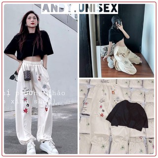 Set áo croptop mix quần bom 💖FREESHIP💖 Áo crotop đen cá tính mix quần bom thụng cực xinh AD41