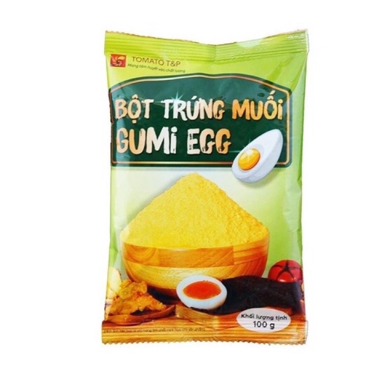 Bột trứng muối/xí muội/phô mai Gumi Egg/Volcano/ Tornado 100G
