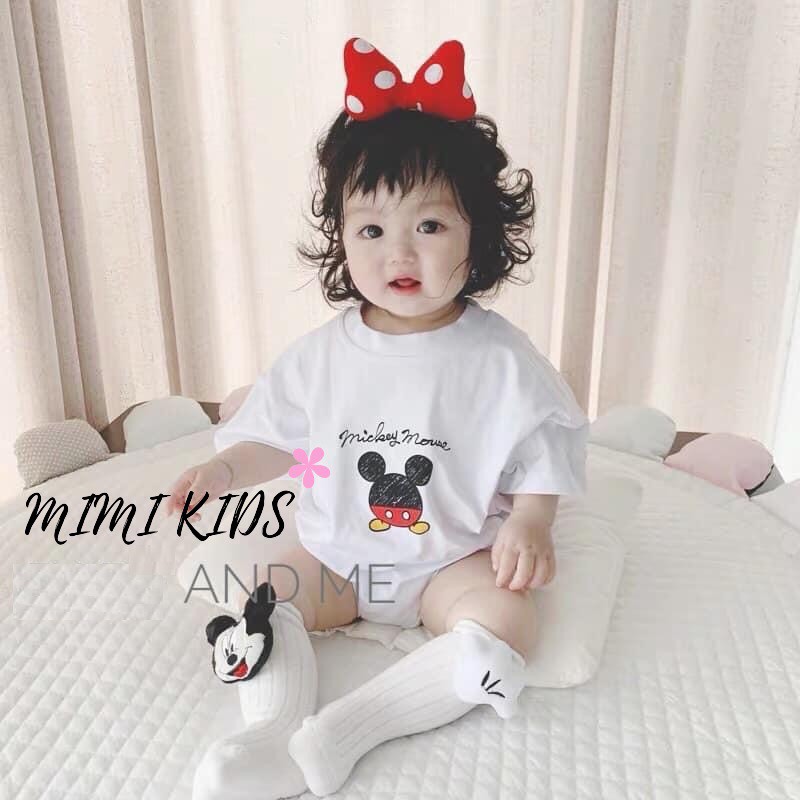 Băng đô phụ kiện tóc hình nơ mickey đỏ xinh xắn Mimi Kids cho bé