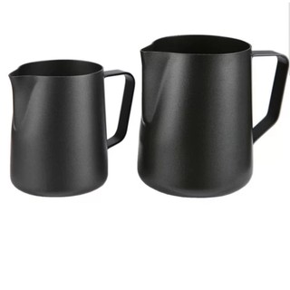 Ca Đánh Sữa Màu Đen Inox Phủ Teflon 600ml