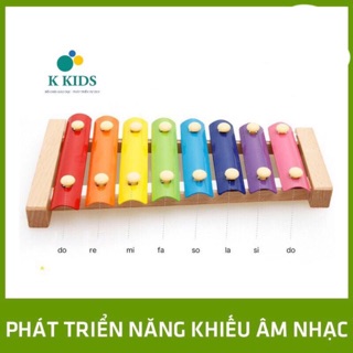 Đồ chơi đàn gỗ học 8 âm cho bé