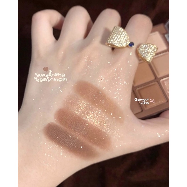 Bảng Phấn Mắt HERORANGE Tone Cam Nâu Tây