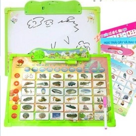 Bảng chữ cái điện tử thông minh 11 chủ đề,Bảng học chữ cái đa năng cho bé