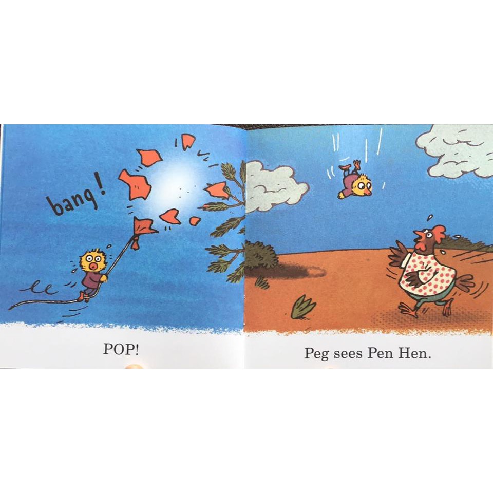 Bộ nhập 12c - I can read - Peg the chick + File nghe