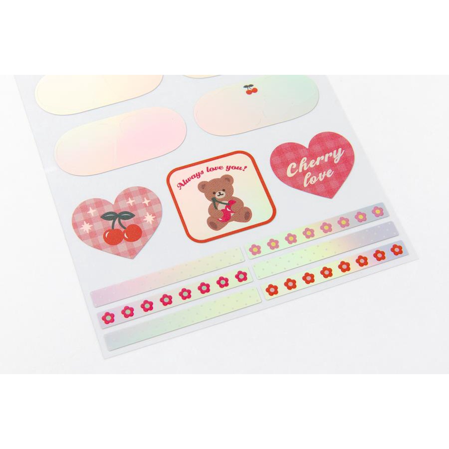Sticker ARTBOX Hàn Quốc Hình Gấu Teddy Dành Cho AirPods