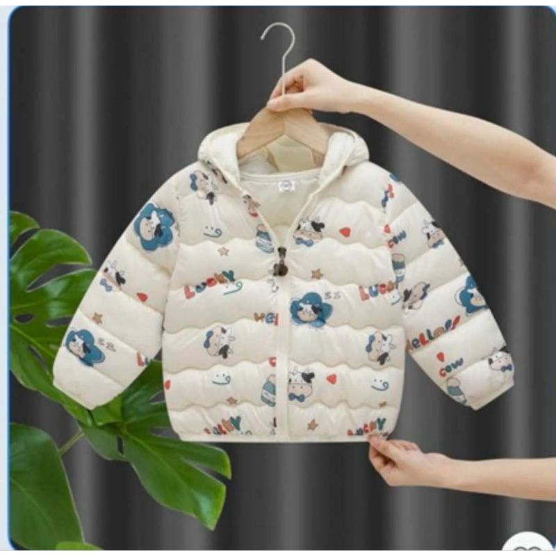 Áo phao gấu siêu nhẹ cho bé hàng quảng châu loại 1