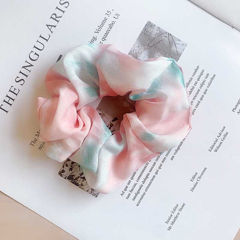 Dây buộc tóc Tie Dye Gradient đơn giản