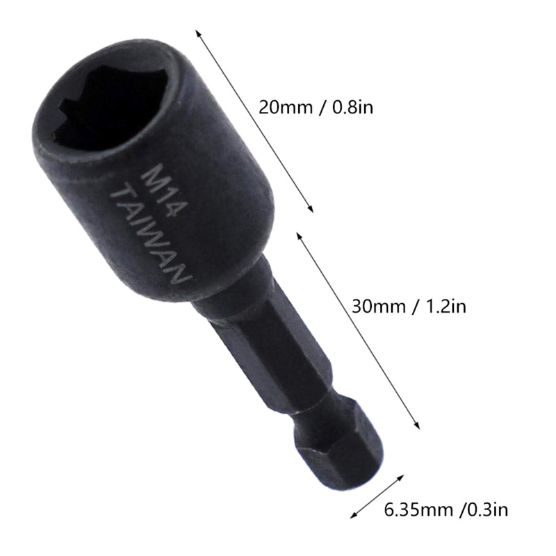 Bộ 8 Đầu Nối Vòi Nước Lục Giác 1 / 4 '' Chất Lượng Cao