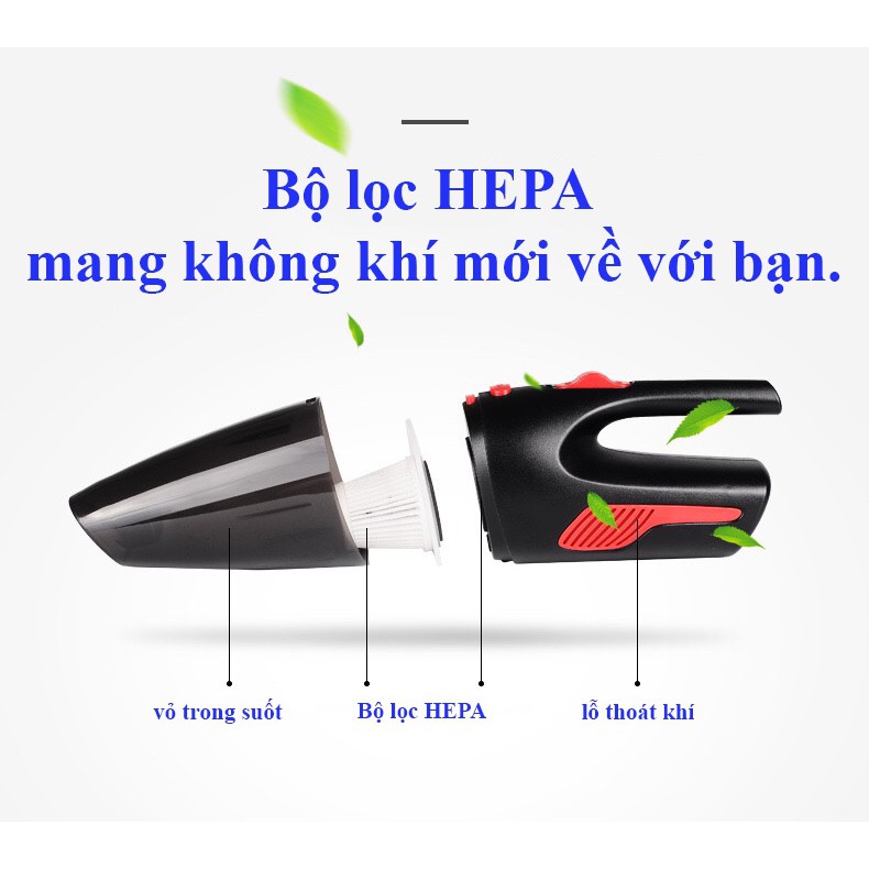 [✅MẪU MỚI✅] Máy hút bụi cầm tay Mini Cầm Tay Đa Năng Không Dây ô tô - Gia Đình - Vacuum Cleaner