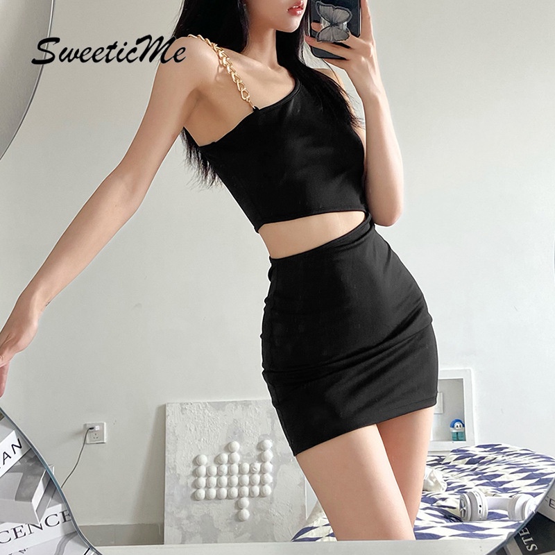 Đầm Ôm Không Tay Màu Trơn Thời Trang   Quyến Rũ Cho Nữ