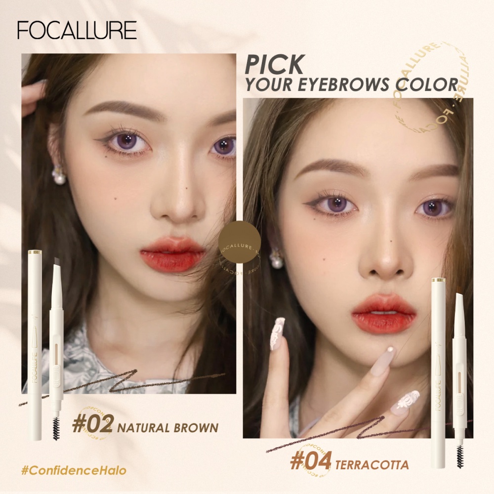 Chì kẻ lông mày Focallure mềm mịn chống thấm nước