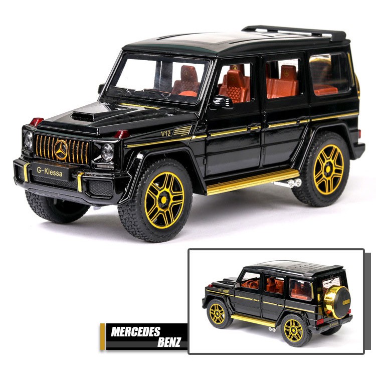 MÔ HÌNH XE Ô TÔ Mercedes Benz AMG G63 tuyệt đẹp | tỷ lệ 1:24 màu Đen