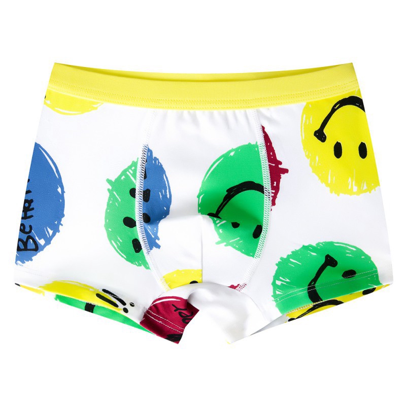 Set 2 quần lót cotton nhiều màu họa tiết cho bé trai